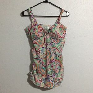 Motherhood Maternity tankini swimsuit